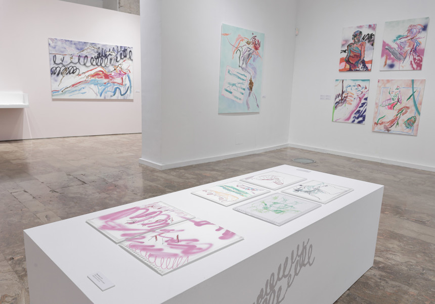 Exposición 'Escriptures fragmentàries: Gest i memòria. Rossi Aguilar', uno de los ganadores de la segunda edición.